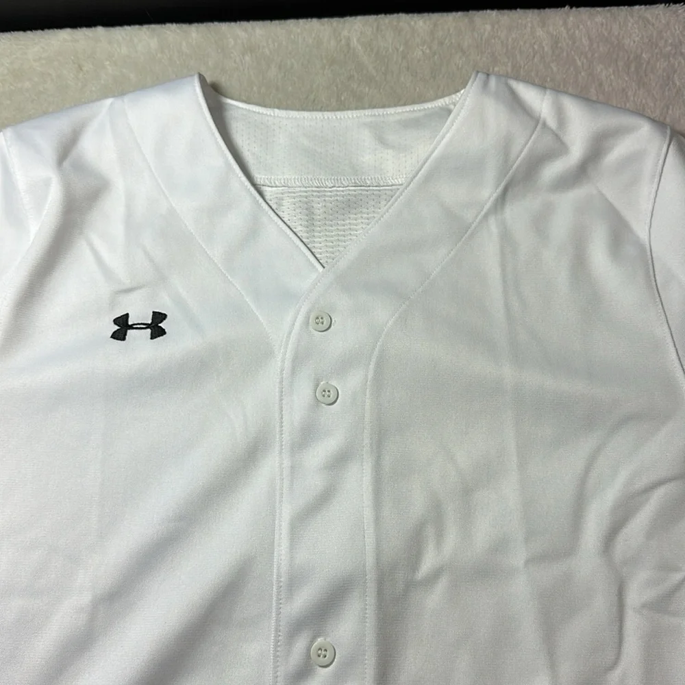 Under Armour Men’s Baseball Jersey White Size XXL - Picture 5 of 5